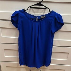 Papermoon Blue Puff Sleeve Blouse